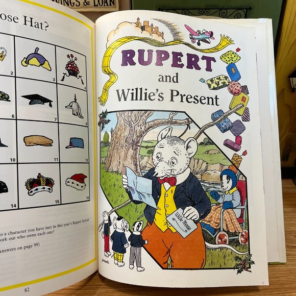 Vintage 1990's Rupert Daily Express Annual 70th Anniversary Hardcover Book - Picture 12 of 15